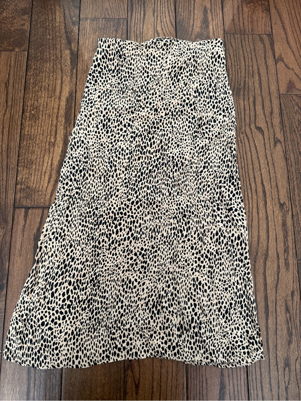 Brandy Melville Leopard Midi Skirt - Brown & Cream - Picture 3 of 6